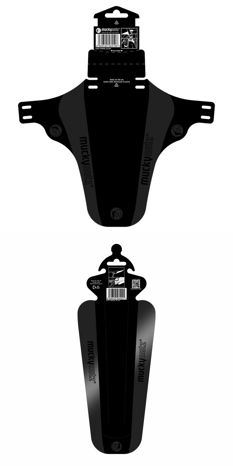 Sada blatníků černá